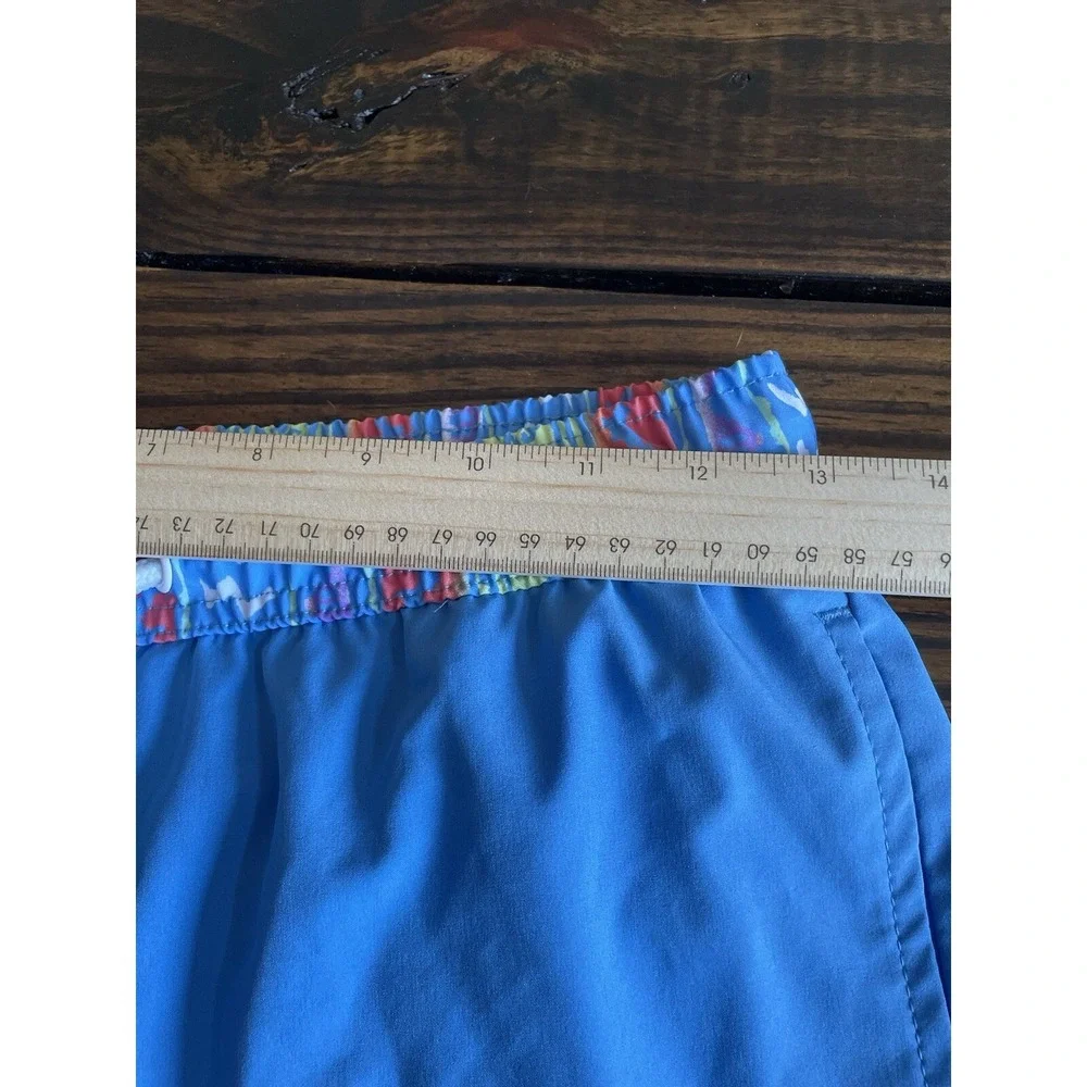 Cabana by‎ Crown & Ivy  Youth  Swim Shorts Large Blue Drawstring